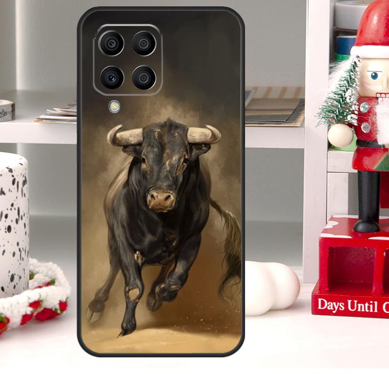Bullfight Bull Fighter For Samsung Galaxy M31 M51 M11 M20 M30s M15 M55 M13 M33 M53 M12 M32 M52 M14 M34 M54 Case