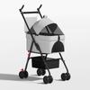 GVBB Compact Foldable Pet Stroller for Cats and Dogs - Lightweight, Detachable Design for Easy Travel.