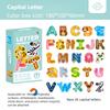 Magnetic Refrigerator Sticker Cartoon Animals Large Magnet Letters Alphabet Uppercase ABC Learning Spelling Educational Toys