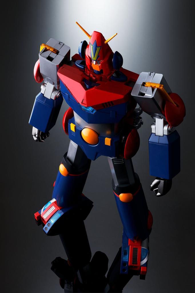TAMASHII NATIONS DX Soul of Chogokin Chodenji Robo Con Butler V 355mm Bemalte Bewegliche Figur Ca.. ABS & PVC & Druckguss