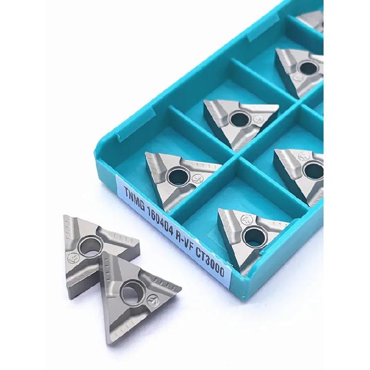 TNMG160404R-VF CT3000 TNMG160408R TNMG160408L Carbide Insert Lathe Turning CNC Machine Cutting Tool TNMG 160404R 160408L