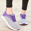 Tenis Feminino  Women Vulcanized Shoes Air Mesh Light Soft Sneakers Female Flats Platform Lace Up Casual Shoes Basket Femme