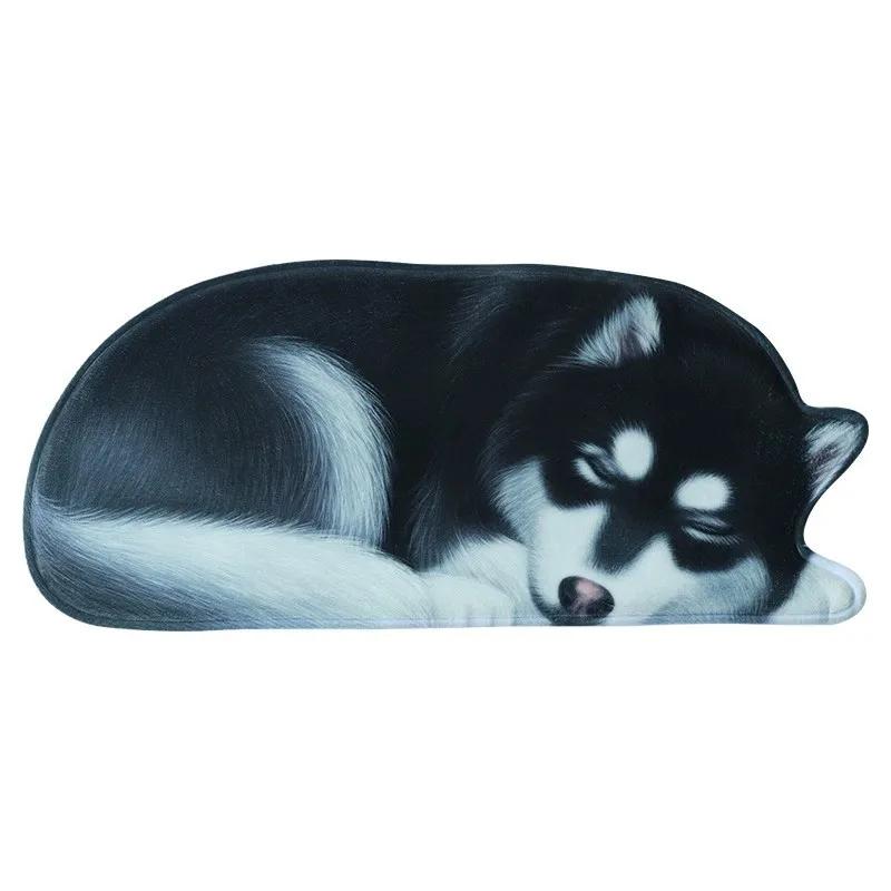 Floor Mats, Non-slip Mats, Entrance Door Bathroom Absorbent Toilet 3D Puppy Animal Bedroom Bedside Blanket Living Room
