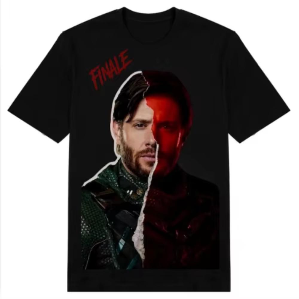 2026 Soldier Boy Finale Split Portrait Graphic Tshirt Unisex Oversized Cotton Short Sleeve The Boys Tv Show Fan Streetwear Tops