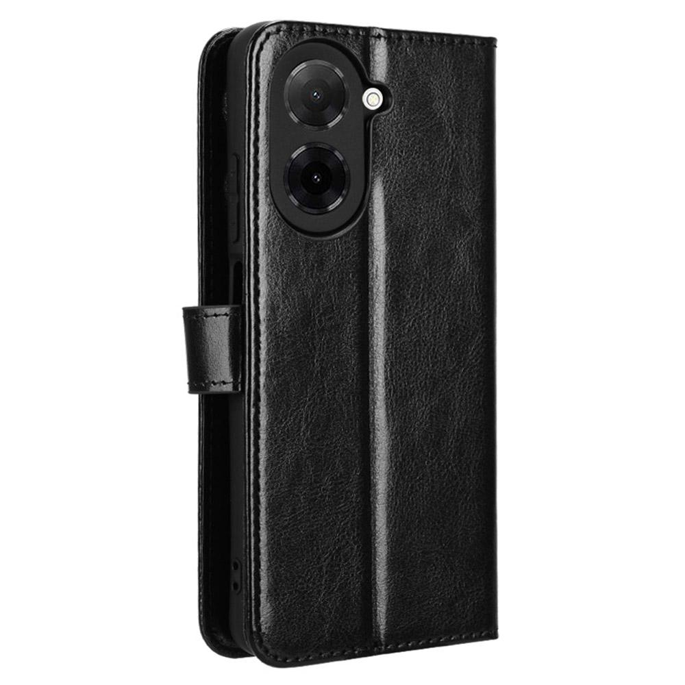 For Xiaomi Redmi A5 4G (171.7mm)/Poco C71 4G Case Crazy Horse Texture PU Leather Phone Wallet Cover