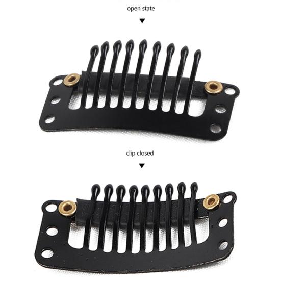 Women Lady Multi Colors Long Straight Hairpiece Wig Party Hanging Ear Hair Extension