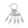 Ancient Queen Bracelet with Finger Nails Tip Claw Rings Belly Dance Hand Chain Jewelry Chain Finger Rings Bracelet Women