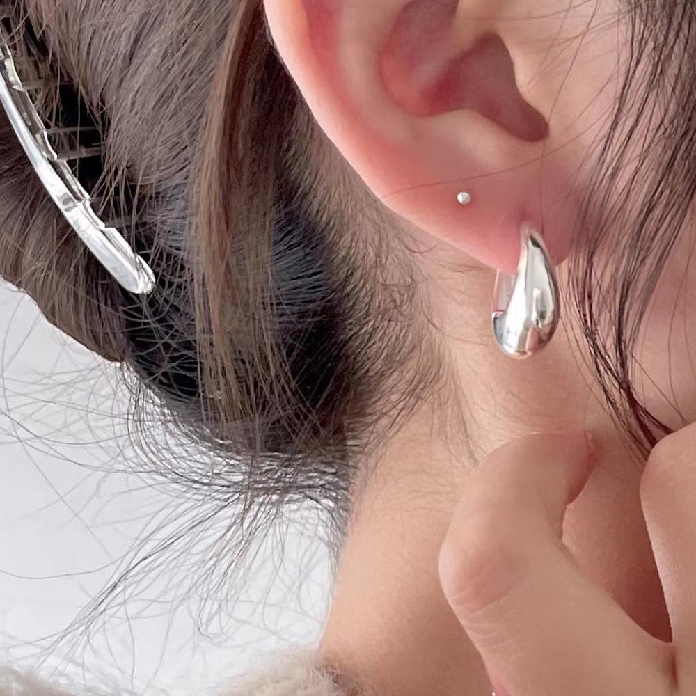 Xiaomi BF CLUB 925 Sterling Silver Round Gold Earrings For Women Girl Sexy Fashion Trendy Jewelry Gift Party Wedding Pendientes Mujer