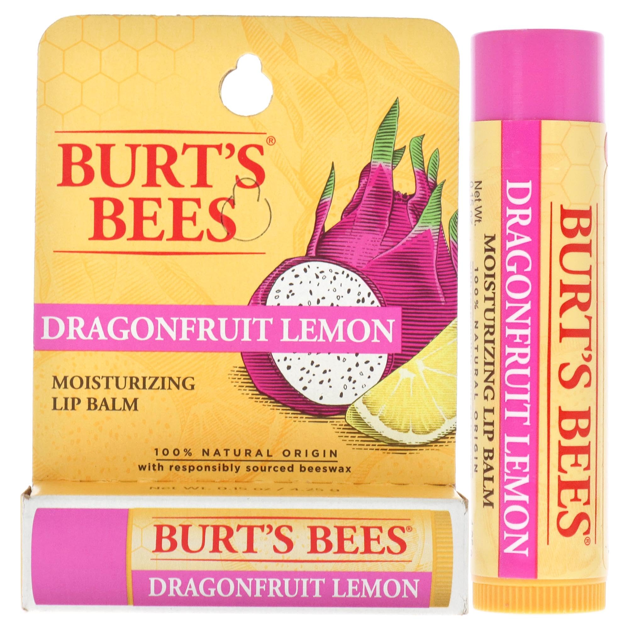

Бальзам для губ Bees без добавок [Официальный] Burt s (Фрукт дракона/4,25 г)