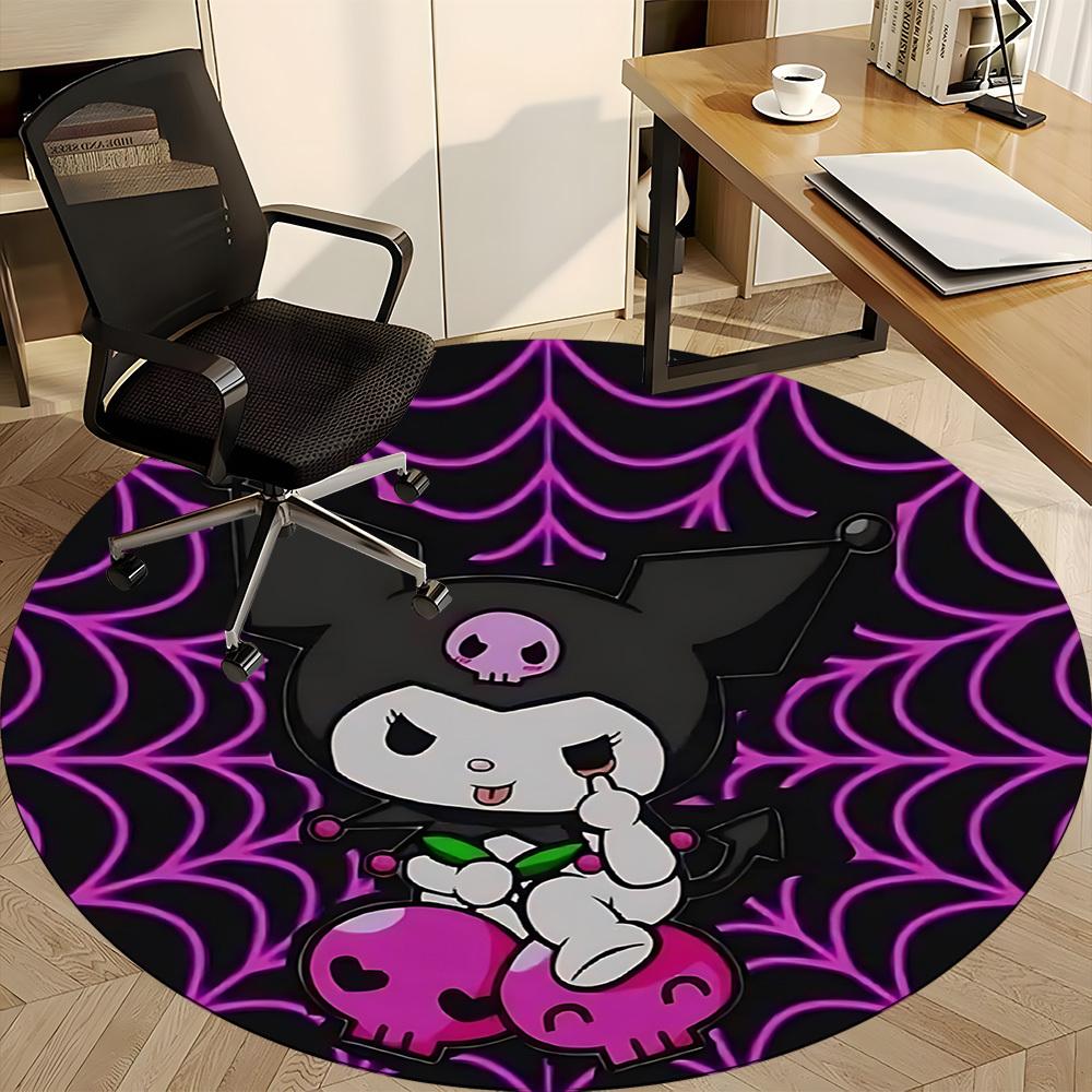 1pc Kuromi, SanrioChair Carpet for Office, Non-slip, Soft and Durable Office Rug for Interior Decoration, Perfect for Office yy250925208