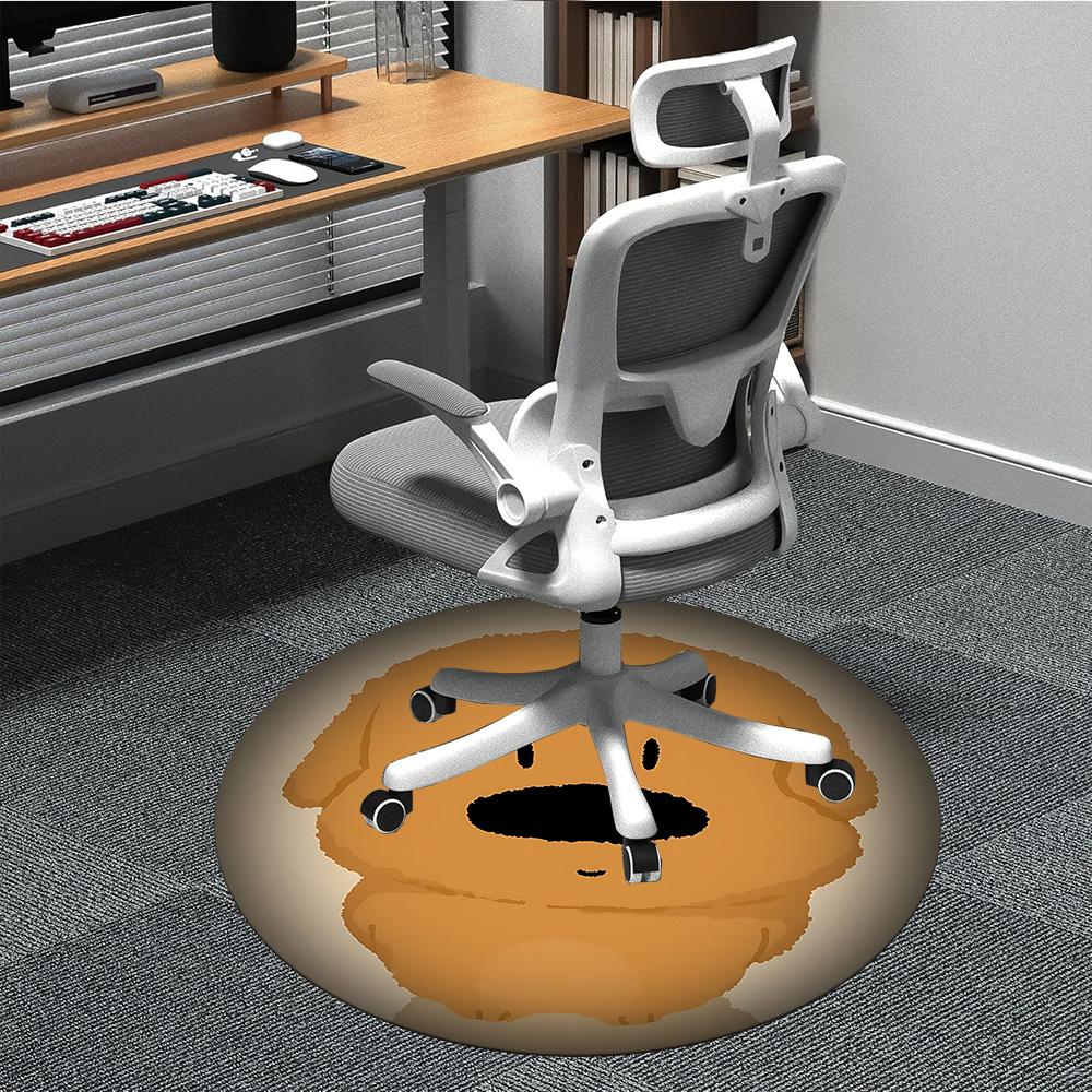 

1pc Puppy Chair Carpet for Office, Non-slip, Soft and Durable Office Rug for Interior Decoration, Perfect for Office yy260313084 80cm by 80cm