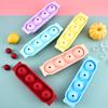 Household Ice Hockey Ice Box Four-ball Silicone Ice Cube Ball Whiskey Ice Ice Popsicle.