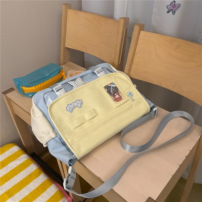 Multi-purpose Bag Women's Large Capacity Crossbody Bag Student Hand Shoulder Bag