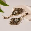 Bohemia Style Bohemian Crystal Earrings Hollow Water Drop Earrings Pendant  Beach