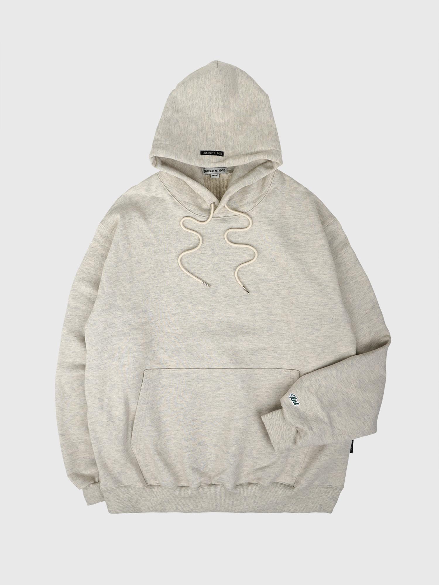 Nenets Authentic Standard Heavy Weight Hoodie Sweat Oatmeal Standard Heavy Weight Hoodie Sweat Oatmeal Standard Heavy Weight Hoodie Oatmeal / Basic (M) / Free