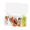 10x Fishing Lures Spinner with Box Fishing S for Trout Walleye Bass