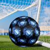 Napoli Blue Energy Symbol Size 5 Soccer Ball, Suitable for Training and Matches, High-Elasticity, Wear-Resistant Material Gift for Fan