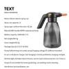 Electric Spray Bottle 2L, Rechargeable Battery Powered Sprayer Spray Electric Handheld Sprinkler Atomizing Watering On a Single