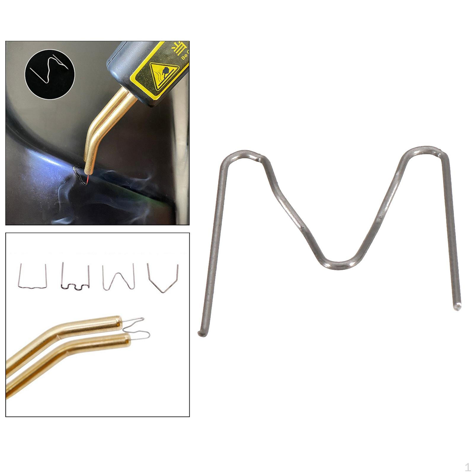 

100 Pack Stapler Staples For Damaged Car Plastic Bumper Welding Repair Kit Outside Corner 0.6mm