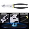 Steel Pliers Slip Joint Pliers Plastic Handle Heavy Duty Pliers Convenient Hand Pliers  Home Repair