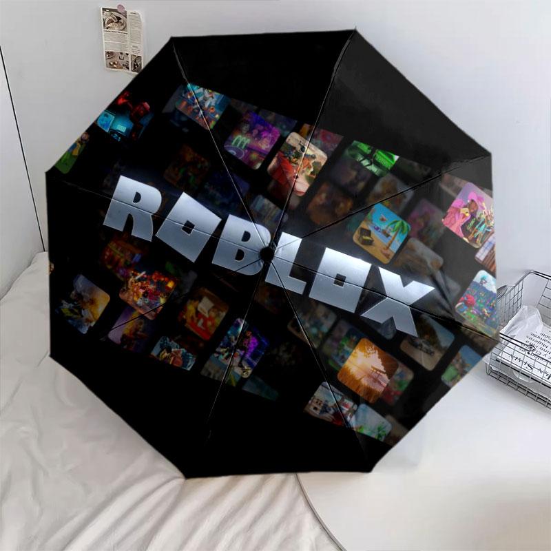 Roblox, automatic folding umbrella, portable and foldable design, 8 ribs, a Christmas or birthday gift.