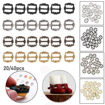 Girls Toys Tri-glide Buckle Doll Bags Accessories Pattern Belt Buttons Diy Dolls Buckles