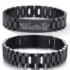 Vnox Assorted Bible Verse Bracelets for Men,Engraved Religious Scripture Quote Wristband,Faith Prayer Christian ID Bracelet Gift