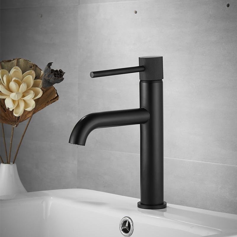 

Gun Gray Copper Wash Basin Faucet Cold And Hot Mixer Water Tap Deck Mounted Single Hole Sink Taps Bathroom Crane Faucets