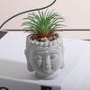 Buddha Flower Pot Plant Container Creative, Gift Decorative, Planter for Table Centerpiece