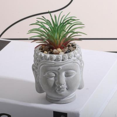 Buddha Flower Pot Plant Container Creative, Gift Decorative, Planter for Table Centerpiece