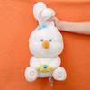 Little Cucu Sitting White Rabbit Plush Toy For Kids Girls Boys Gift