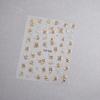 Little Red Book 3D Gilded Wild Rose Nail Art Stickers