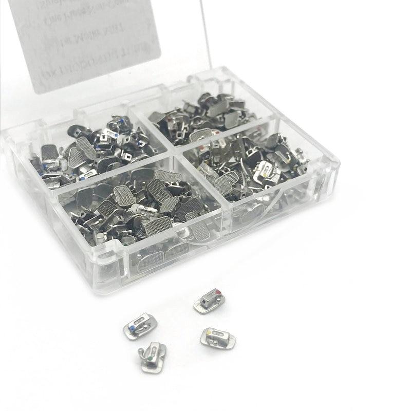 200Pcs/50Sets Dental Buccal Tube MBT Type 1st Molar Orthodontic 0.022 Non-Conve Single Buccal Tube