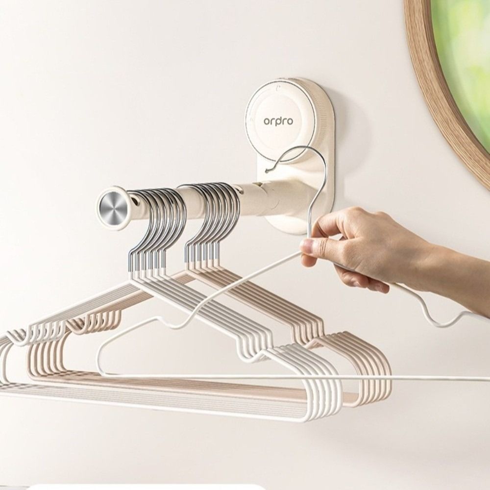 Adjustable Length Clothes Hanger Organizer Balcony Hanging Rack  for Travel