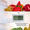 Refrigerator Thermometer Multi Function Electronic Freezer Digital  Thermometer Household Frost Alarm for Kitchen