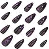 Hot-selling cat eye flash almond nail fake nail black wear nail fake nail fake nails