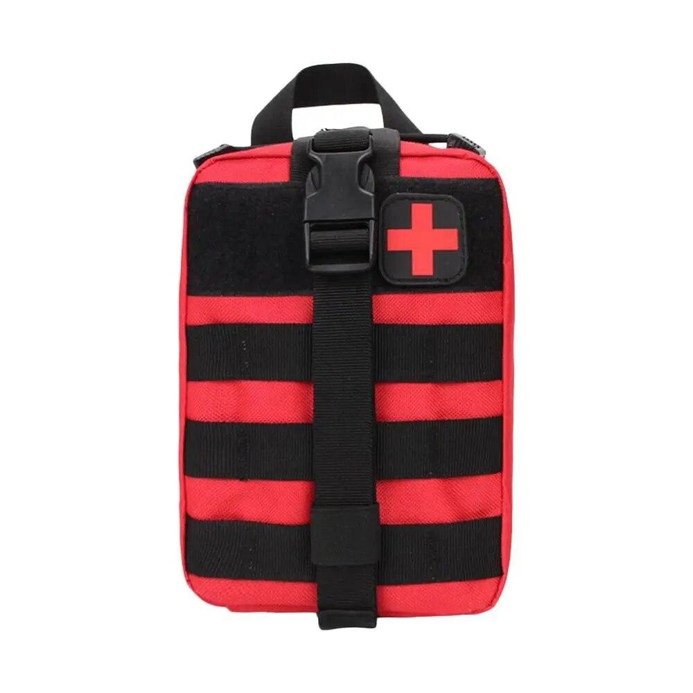 Survival First-aid Kit Container Travel Oxford Cloth Waterproof Tactical Waist Pack Outdoor Climbing Camping Equipment Safe Bag