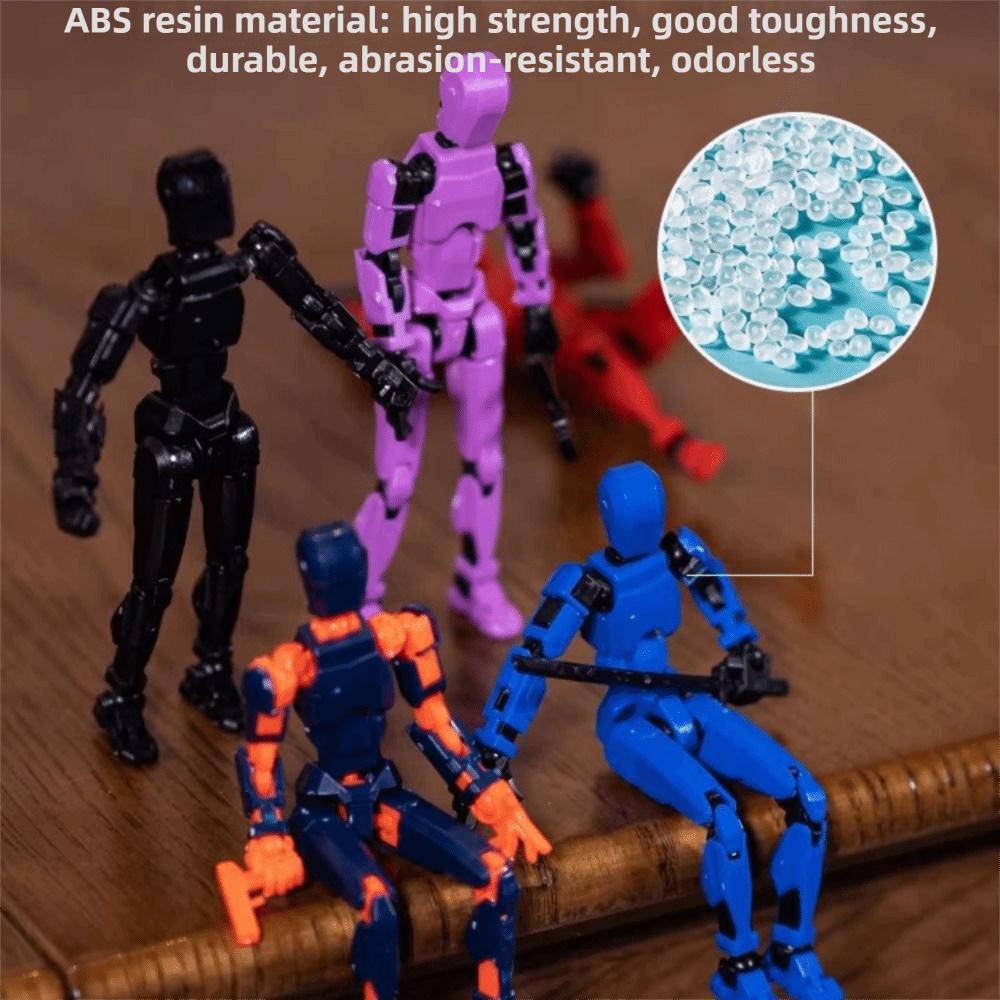 Handheld Toy Action Figure Multi Joint Mobile 3D Printed Mannequin  Children's Gift