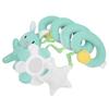 Baby Stroller Hanging Toy Appeasing Infant Spiral Activity Rattle Newborn Plush ToyGreen