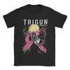 Mens Womens Triguned Manga Nicholas Wolfwood T Shirt Pure Cotton Print Tee Shirts  Clothing Outfits