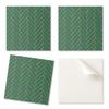 Decorative Vinyl Wall Tiles with Herringbone Pattern Print On Tiles 4x50x50 Cm