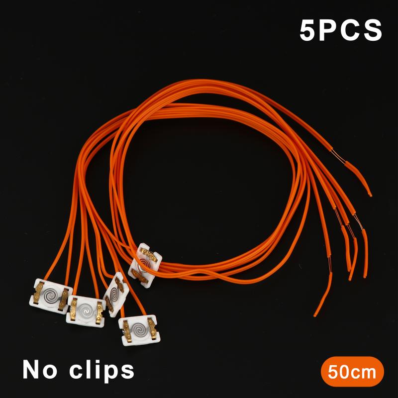 5 Peças 3.7V-7.4V Segurança Balão Fio de Cobre Cabo de Ignição Fio Para Decorações de Balão Equipamento de Festa de Casamento 10/30/50Cm