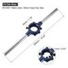 uxcell Round Die Stock Handle Wrench 30mm Adjustable Threading Die Wrench Handle Holder Bolt Thread Repair Bar Type Tool Metric Outer Diameter (1.18")