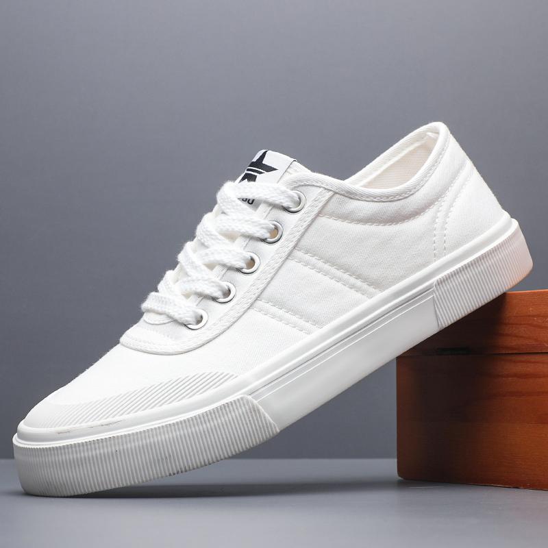 Fashion Men Canvas Versatile Casual Shoes Comfortable Leisure Lazy Person Work Shoes Outdoor Anti-Slip Casual Sports Shoes 2025 SS25820