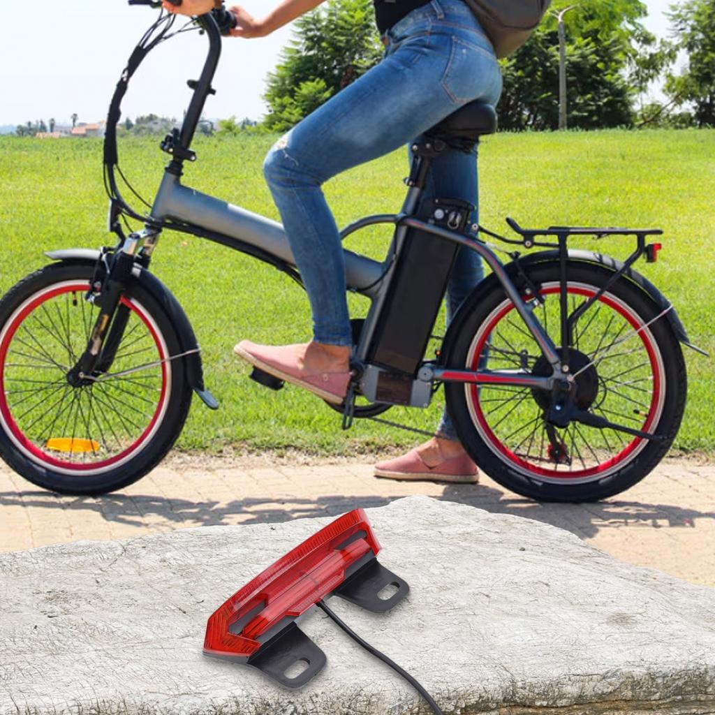 Material ABS Semnalizator Lumini Spate Bicicletă Electrică Lumini Frână Vehicul Electric Lampă Spate