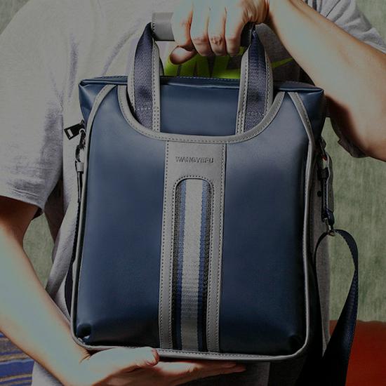 Men's Oxford Nylon Shoulder Bag - Business & Casual Crossbody Briefcase