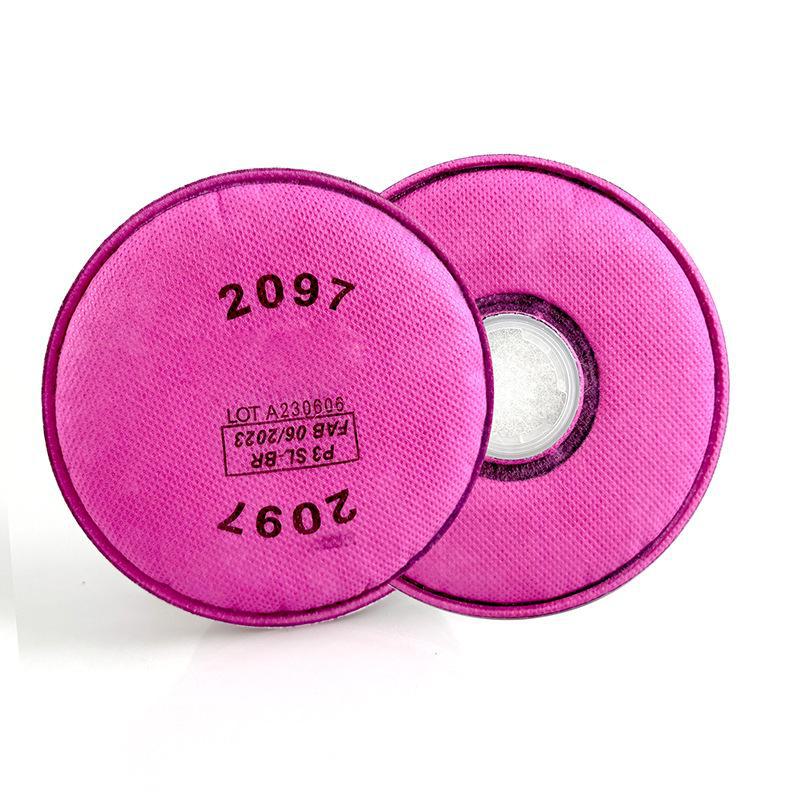 

Промышленный противогаз Puda 410 - Защита от органических паров, химикатов, распыляемой краски и пыли (Модель 6200) 2097 filter cotton, a pair