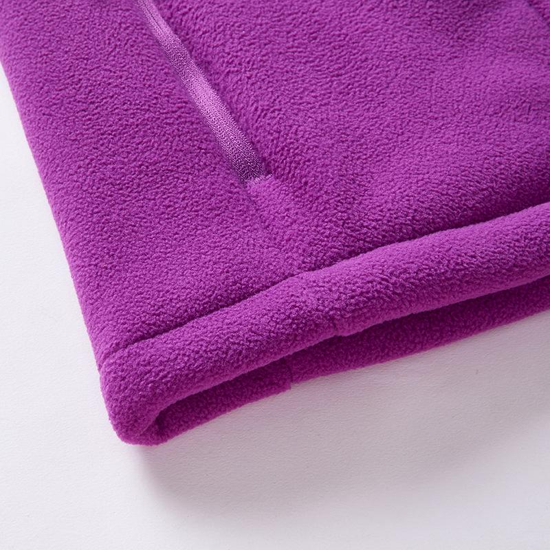 Women's European Size Fleece Vest - Casual Stand Collar Outerwear for Autumn/Winter, Plus Velvet Sleeveless Cardigan
