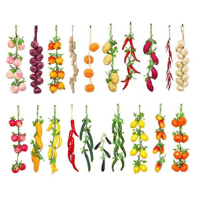 Artificial Vegetable and Fruit String for Different Settings Hanging Garlands