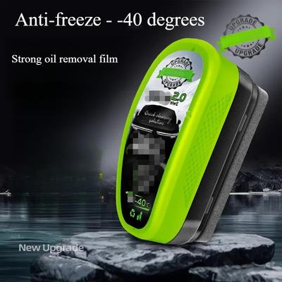 1PC Automotive Glass Oil Film Wipe To Remove Strong Decontamination Clean Front Block Side Window Rearview Mirror Coating Agent Cleaning Brush